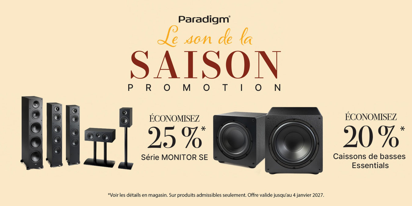 Produits en promotion Paradigm | SONXPLUS St-Sauveur