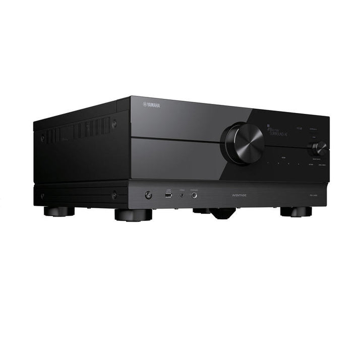 Yamaha RXA4A | Récepteur AV cinéma maison 7.2 - Série Aventage - HDMI 8K - MusicCast - HDR10+ - 100W à 7.2 canaux - Zone 2 - Noir-Sonxplus St-Sauveur