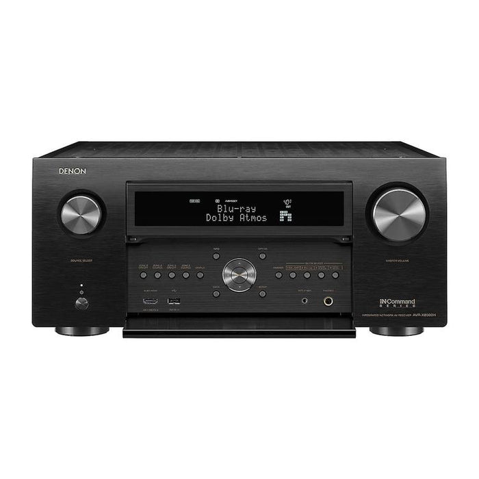 Denon AVRX8500HA | Récepteur AV 13.2 canaux - Réseau - Cinéma maison - Amplificateur de puissance monolithique - Bluetooth - Wi-Fi - 8K - HEOS - Noir-Sonxplus St-Sauveur