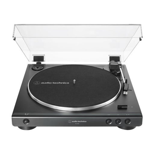 Audio-Technica AT-LP60XBK | Table tournante Stéréo - Entraînement par courroie - Entièrement automatique - Noir-Sonxplus St-Sauveur