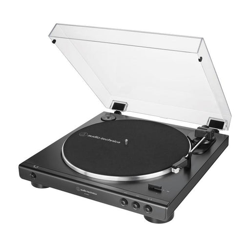 Audio-Technica AT-LP60XBK | Table tournante Stéréo - Entraînement par courroie - Entièrement automatique - Noir-Sonxplus St-Sauveur