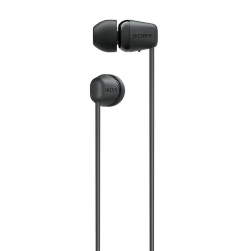 Sony WI-C100 | Écouteurs intra-auriculaires - Sans fil - Bluetooth - Autour du cou - Microphone - IPX4 - Noir-Sonxplus St-Sauveur