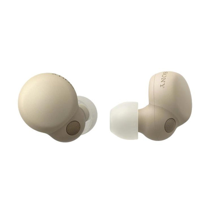 Sony WFLS900N | Écouteurs intra-auriculaires - LinkBuds - 100% Sans fil - Bluetooth - Microphone - Suppression active du bruit - Crème-Sonxplus St-Sauveur