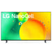 LG 65NANO75UQA | Téléviseur intelligent 65" NanoCell 4K - DEL - Série Nano75 - HDR - Processeur IA a5 Gen5 4K - Noir-Sonxplus St-Sauveur