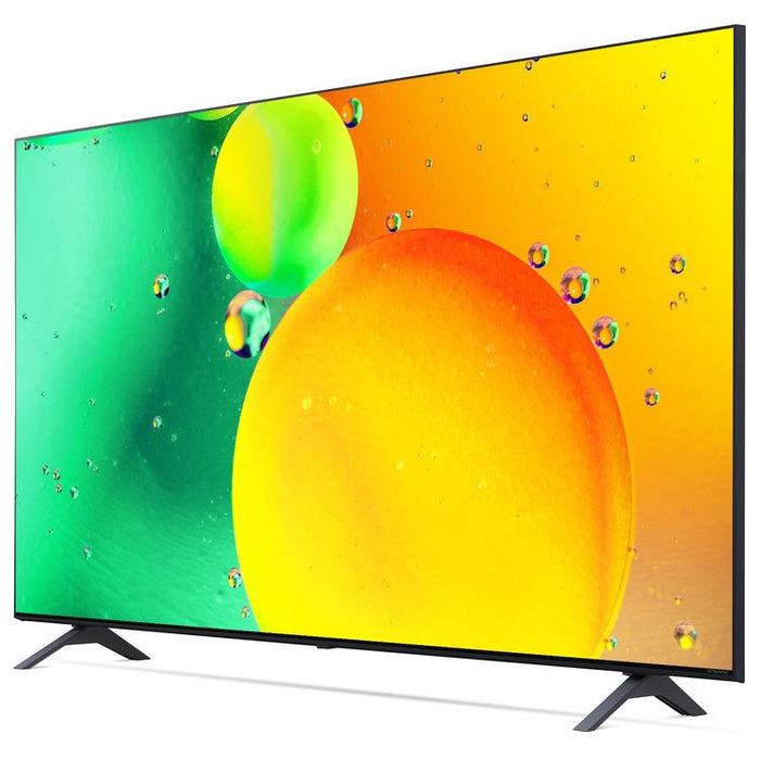 LG 65NANO75UQA | Téléviseur intelligent 65" NanoCell 4K - DEL - Série Nano75 - HDR - Processeur IA a5 Gen5 4K - Noir-Sonxplus St-Sauveur