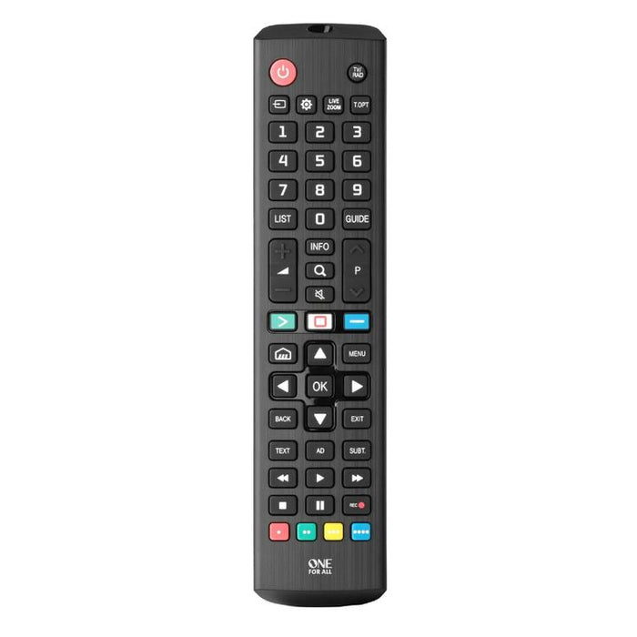 One for All URC4811R | Télécommande de remplacement direct pour tout téléviseur LG - Série Replacement - Noir-Sonxplus St-Sauveur