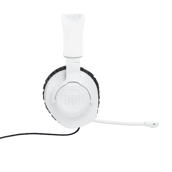 JBL Quantum 100P | Casque de jeu filaire circum-auriculaire - Pour Console Playstation - Blanc/Bleu-Sonxplus St-Sauveur