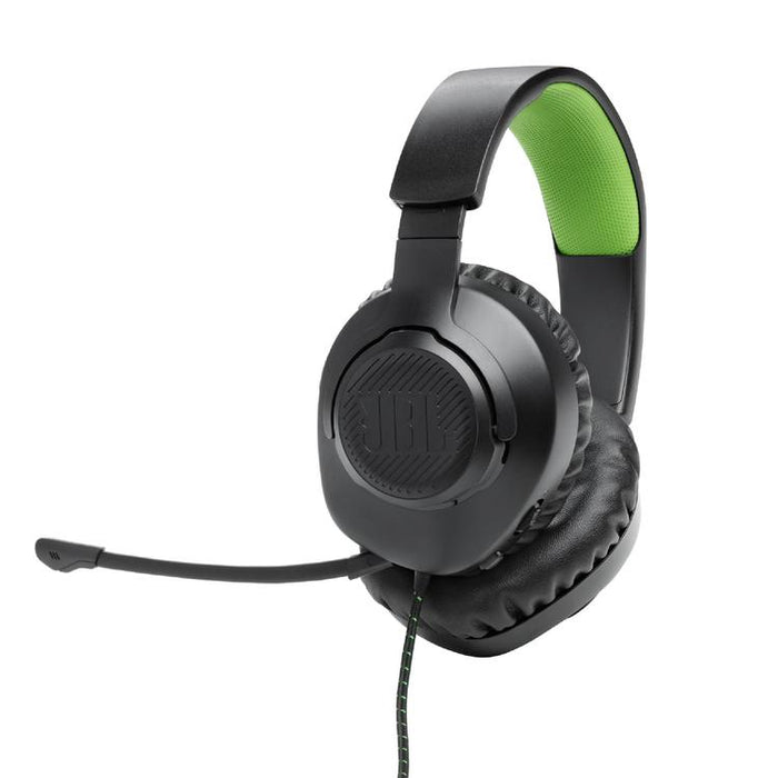 JBL Quantum 100X | Casque de jeu filaire circum-auriculaire - Pour Console X-box - Noir/Vert-Sonxplus St-Sauveur