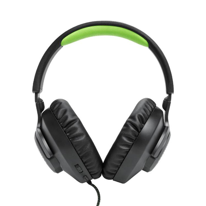 JBL Quantum 100X | Casque de jeu filaire circum-auriculaire - Pour Console X-box - Noir/Vert-Sonxplus St-Sauveur