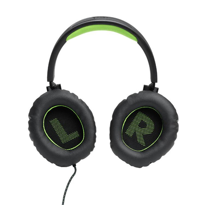 JBL Quantum 100X | Casque de jeu filaire circum-auriculaire - Pour Console X-box - Noir/Vert-Sonxplus St-Sauveur