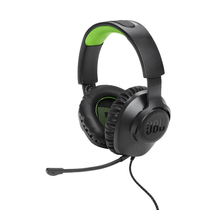 JBL Quantum 100X | Casque de jeu filaire circum-auriculaire - Pour Console X-box - Noir/Vert-Sonxplus St-Sauveur