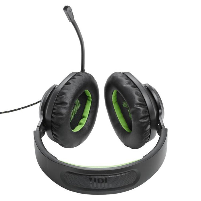 JBL Quantum 100X | Casque de jeu filaire circum-auriculaire - Pour Console X-box - Noir/Vert-Sonxplus St-Sauveur