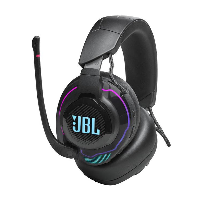 JBL Quantum 910 | Casque de jeu Pro circum-auriculaire - Sans Fil - Éclairage RGB - Réduction de bruit - Noir-Sonxplus St-Sauveur