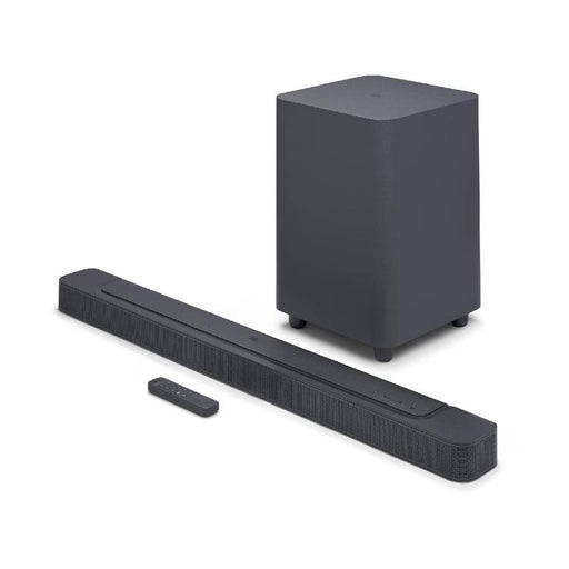 JBL Bar 500 Pro | Barre de son compacte 5.1 - Avec Caisson de graves sans fil - Dolby Atmos - MultiBeam - Bluetooth - Wi-Fi intégré - 590W - Noir-Sonxplus St-Sauveur