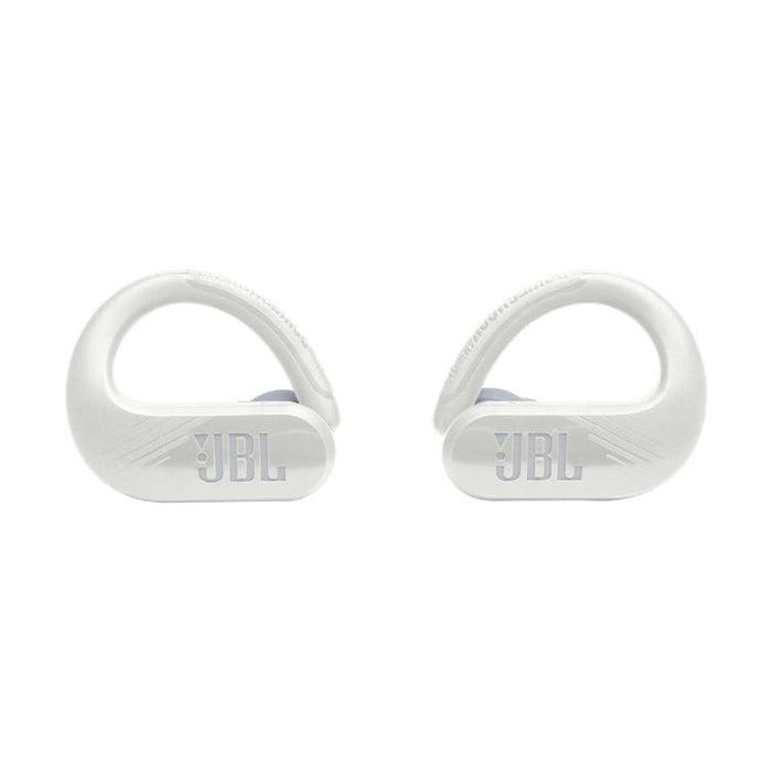 JBL Endurance Peak III | Écouteurs Sport intra-auriculaires - 100% Sans fil - Étanche - Conception Powerhook - Blanc-Sonxplus St-Sauveur