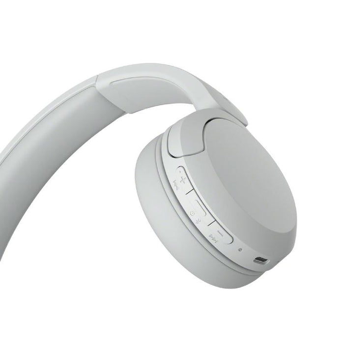 Sony WH-CH520 | Écouteurs supra-auriculaires - Sans fil - Bluetooth - Jusqu'à 50 heures d'autonomie - Blanc-Sonxplus St-Sauveur