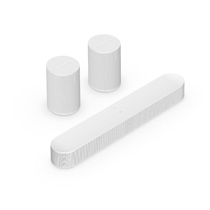 Sonos | Ensemble de son ambiophonique avec Beam - 2 Era 100 + Beam - Blanc-Sonxplus St-Sauveur