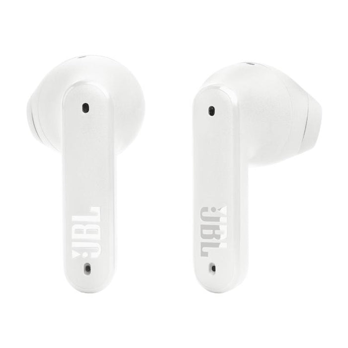 JBL Tune Flex | Écouteurs intra-auriculaires - 100% Sans fil - Bluetooth - Réduction de bruit - Conception Stick-open - IPX4 - Blanc-Sonxplus St-Sauveur