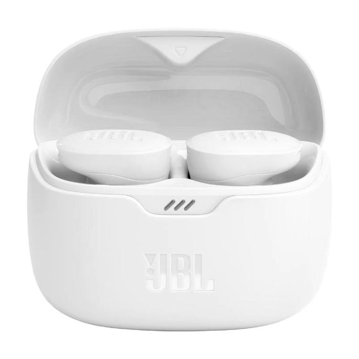 JBL Tune Buds | Écouteurs intra-auriculaires - 100% Sans fil - Bluetooth - Réduction de bruit - 4 microphones - Blanc-Sonxplus St-Sauveur