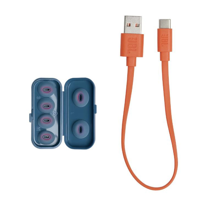 JBL Tune Flex | Écouteurs intra-auriculaires - 100% Sans fil - Bluetooth - Réduction de bruit - Conception Stick-open - IPX4 - Bleu-Sonxplus St-Sauveur