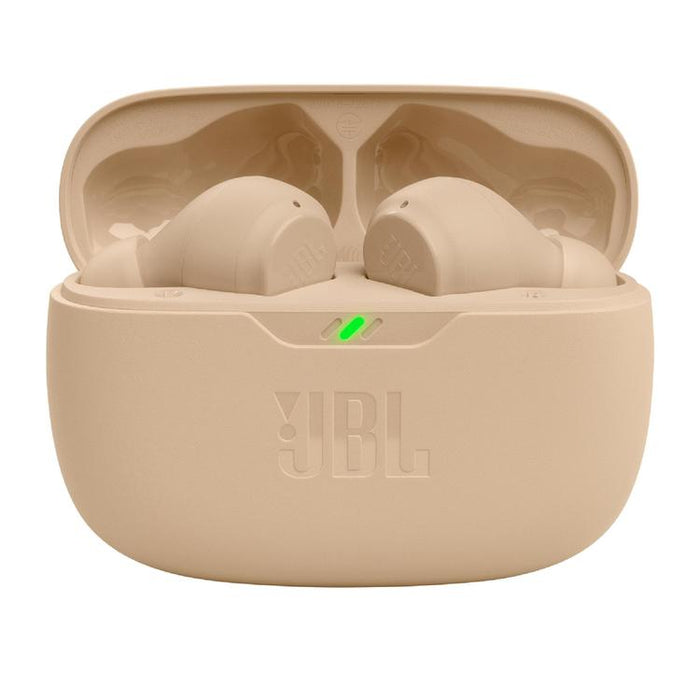 JBL Vibe Beam | Écouteurs intra-auriculaires - Sans fil - Bluetooth - Technologie Smart Ambient - Beige-Sonxplus St-Sauveur