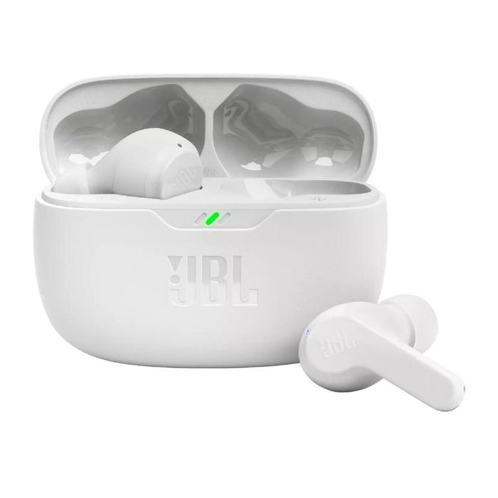 JBL Vibe Beam | Écouteurs intra-auriculaires - Sans fil - Bluetooth - Technologie Smart Ambient - Blanc-Sonxplus St-Sauveur