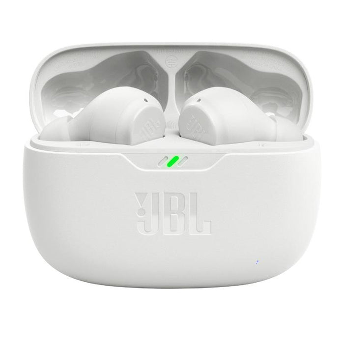 JBL Vibe Beam | Écouteurs intra-auriculaires - Sans fil - Bluetooth - Technologie Smart Ambient - Blanc-Sonxplus St-Sauveur