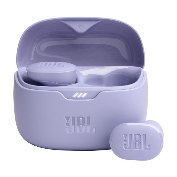 JBL Tune Buds | Écouteurs intra-auriculaires - 100% Sans fil - Bluetooth - Réduction de bruit - 4 microphones - Mauve-Sonxplus St-Sauveur