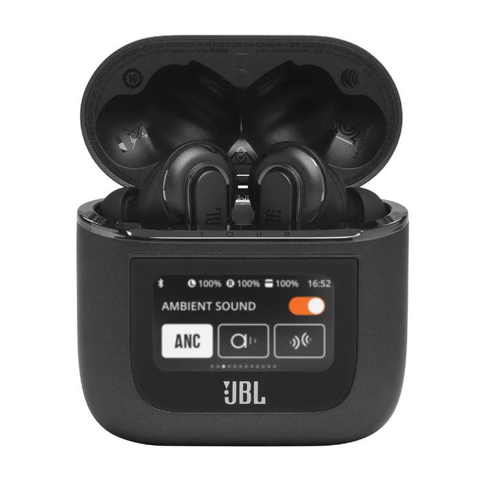 JBL TOUR PRO 2 | Écouteurs intra-auriculaires - Sans fil - Bluetooth - True ANC - 6 microphones - Étui intelligent - Noir-Sonxplus St-Sauveur