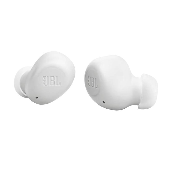 JBL Vibe Buds | Écouteurs intra-auriculaires - Sans fil - Bluetooth - Technologie Smart Ambient - Blanc-Sonxplus St-Sauveur