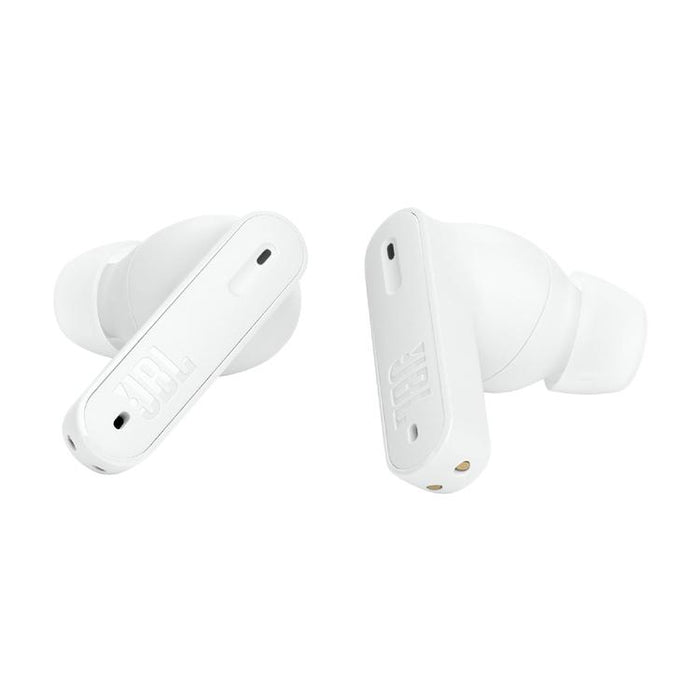 JBL Tune Beam | Écouteurs intra-auriculaires - 100% Sans fil - Bluetooth - Smart Ambient - Conception Stick-open - Blanc-Sonxplus St-Sauveur