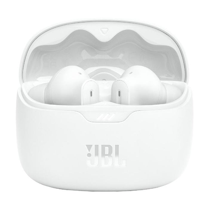 JBL Tune Beam | Écouteurs intra-auriculaires - 100% Sans fil - Bluetooth - Smart Ambient - Conception Stick-open - Blanc-Sonxplus St-Sauveur