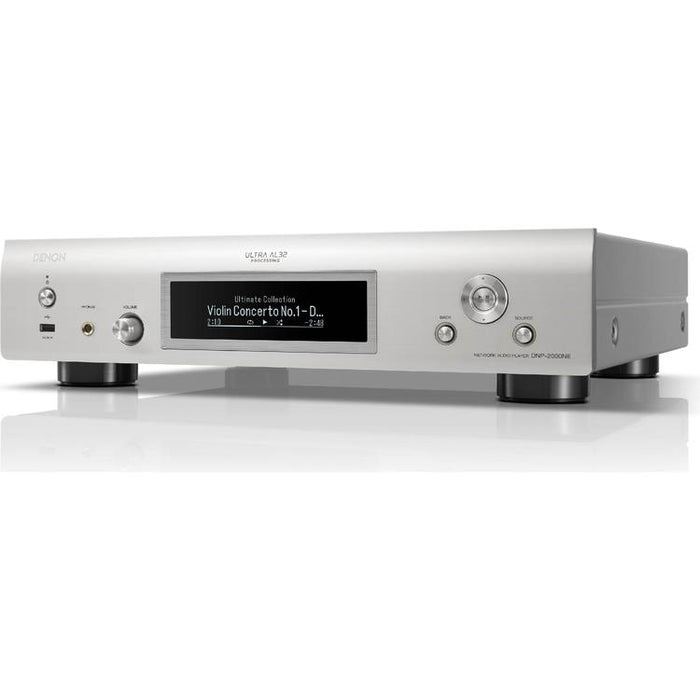 Denon DNP-2000NE | Lecteur réseau haute résolution - HEOS intégré - Wi-fi - Argent-Sonxplus St-Sauveur