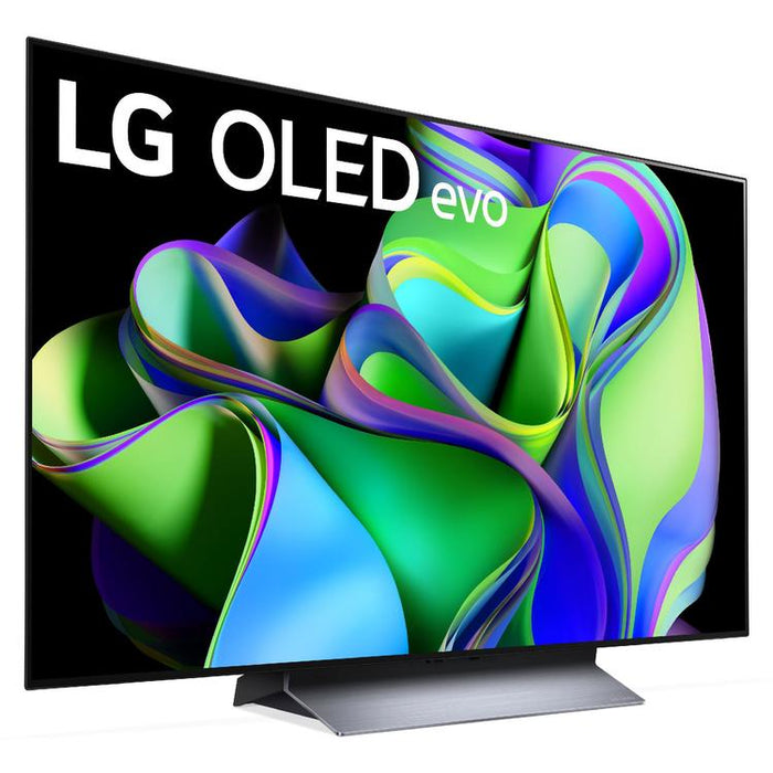 LG OLED48C3PUA | Téléviseur intelligent 48" OLED evo 4K - Série C3 - HDR - Processeur IA a9 Gen6 4K - Noir-Sonxplus St-Sauveur