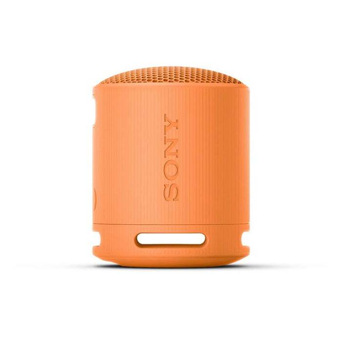 Sony SRS-XB100 | Haut-parleur portatif - Sans fil - Bluetooth - IP67 - Orange-Sonxplus St-Sauveur