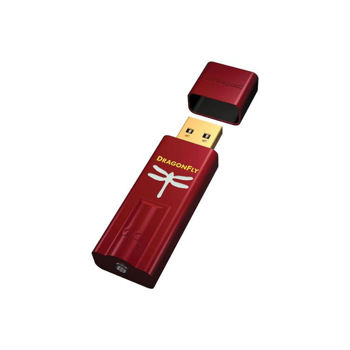 Audioquest DragonFly | Amplificateur DAC/Casque USB Type A - Sortie 2.1v - Rouge-Sonxplus St-Sauveur