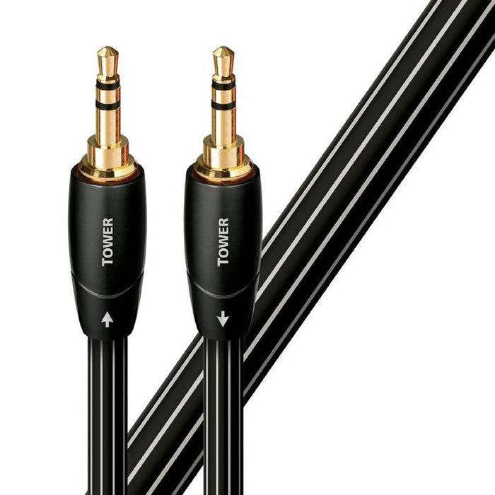 Audioquest Tower | Câbles Jack 3,5mm - Plaquées Or - 2 Mètres-Sonxplus St-Sauveur