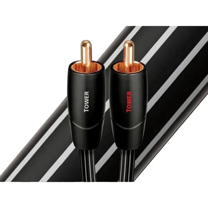 Audioquest Tower | Câble Double RCA à RCA - Plaquées Or - 2 Mètres-Sonxplus St-Sauveur