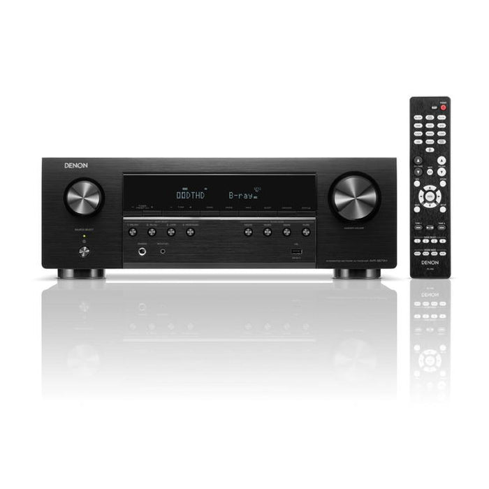 DENON AVRS670H | Récepteur AV cinéma maison 5.2 Canaux - HDMI 8K - Heos intégré - Bluetooth - Wi-Fi - Noir-Sonxplus St-Sauveur