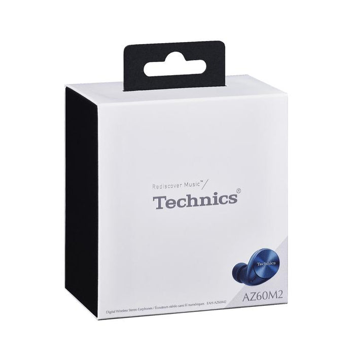 Technics EAHAZ60M2EA | Écouteurs sans fil intra-auriculaires - Suppression du bruit - Bleu nuit-Sonxplus St-Sauveur