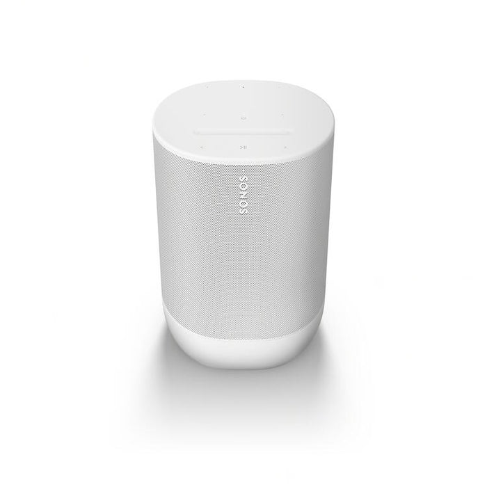 Sonos Move 2 | Haut-parleur sans fil - Stéréo - Commande Vocale - Jusqu'à 24 heures d'autonomies - Blanc-Sonxplus St-Sauveur