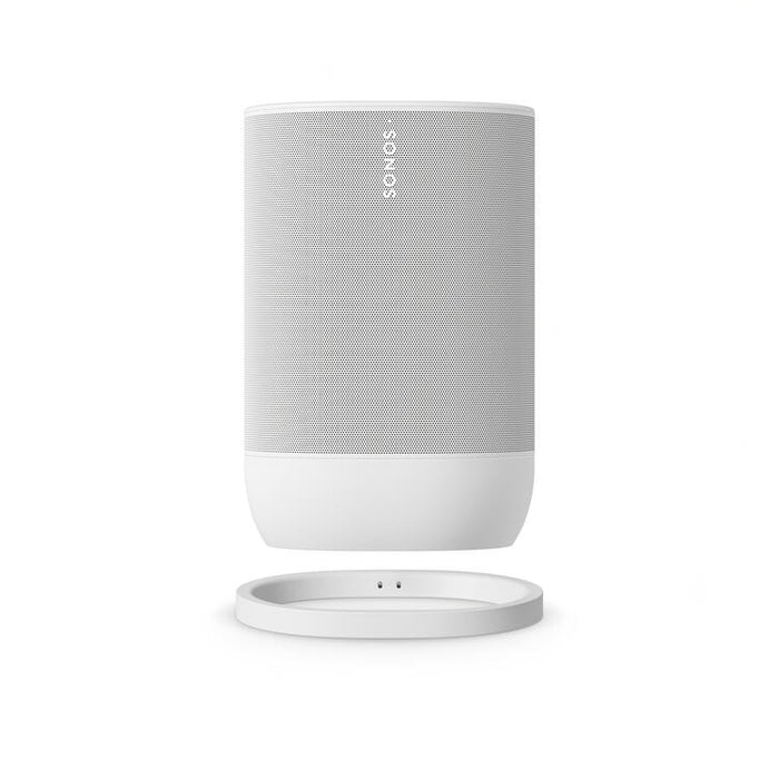 Sonos Move 2 | Haut-parleur sans fil - Stéréo - Commande Vocale - Jusqu'à 24 heures d'autonomies - Blanc-Sonxplus St-Sauveur