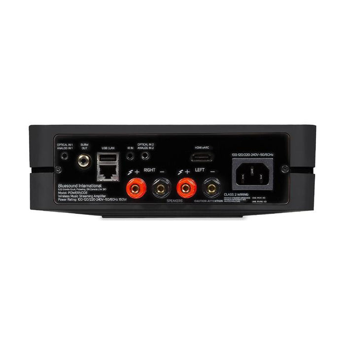 Bluesound Powernode N330BLKUNV | Amplificateur de diffusion musicale multipièces - Sans fil - HiFi - 2 x 80 Watts - Noir-Sonxplus St-Sauveur