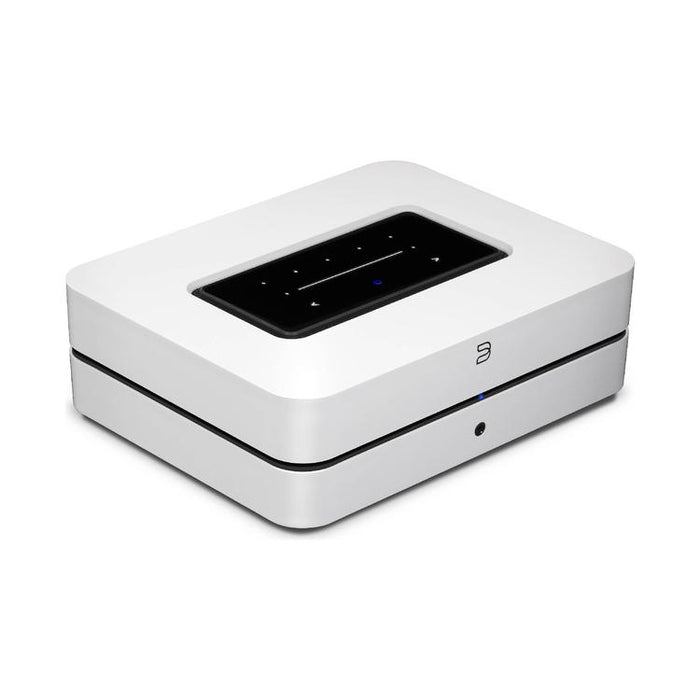 Bluesound Powernode N330WHTUNV | Amplificateur de diffusion musicale multipièces - Sans fil - HiFi - 2 x 80 Watts - Blanc-Sonxplus St-Sauveur