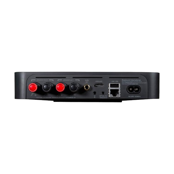 Bluesound Powernode Edge N230BLKUNV | Amplificateur de diffusion musicale - Sans fil - HiFi - 2 x 80 Watts - Noir-Sonxplus St-Sauveur