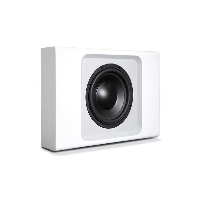 Bluesound PULSE SUB+ | Caisson de graves 8" sans fil - 150W - BluOS Controller - Blanc-Sonxplus St-Sauveur