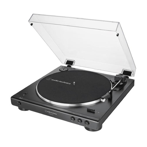 Audio-Technica AT-LP60XBT-USB-BK | Table tournante Stéréo - Entièrement automatique - Entraînement par courroie - USB - Bluetooth - Noir-Sonxplus St-Sauveur