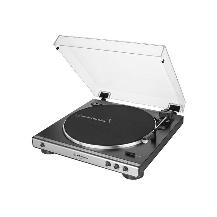 Audio-Technica AT-LP60X-GM | Table tournante Stéréo - Entraînement par courroie - Entièrement automatique - Métal Gun-Sonxplus St-Sauveur