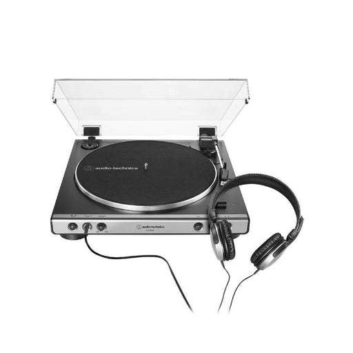 Audio-Technica AT-LP60XHP-GM | Table tournante - Stéréo - Avec casque - Métal Gun-Sonxplus St-Sauveur