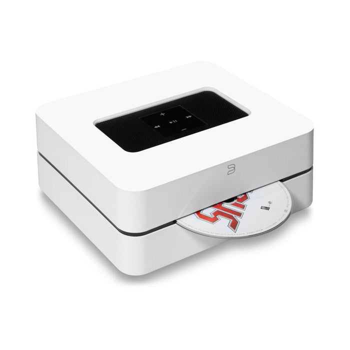 Bluesound VAULT 2i | Disque dur réseau haute résolution - Lecteur CD - 2To - BluOS - Blanc-Sonxplus St-Sauveur